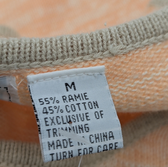 Storybook Knits Sweater Tank Top Medium Peach Knit Cottagecore Eclectic NWT - Picture 3 of 9
